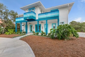 Front entrance of the house