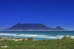 A scenic view of Table Mountain is just in front of your accommodation.