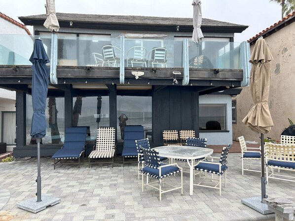 View of the whole house. Guests have access to bottom floor