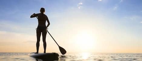 Want to have some fun and explore the water?  Take out our paddle boards to check out the beauty that Indian Rocks Beach has to offer.  You will love the fresh air and the exercise- right from the backyard!