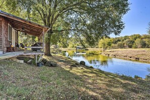 Shared Fishing Pond | Kayaks | Fishing Poles