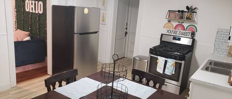 kitchen with stainless steel appliances 