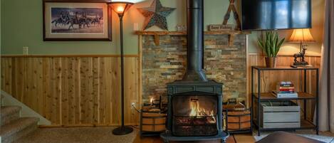 Fireplace in Living Area