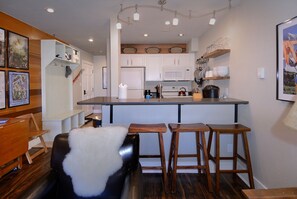 Fully stocked kitchen