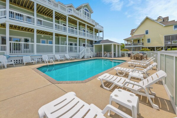 Surf or Sound Realty - 1067 - Carolina Bliss - Pool Area -7