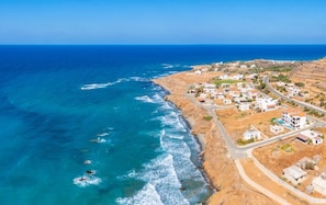 Aerial view showing location of Villa Petroktisto