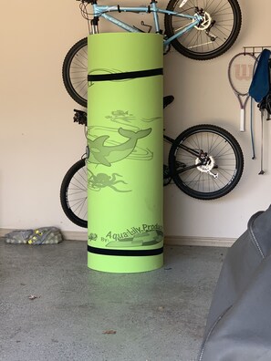 Swim pad and bikes