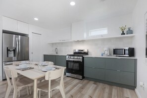Fully stocked kitchen