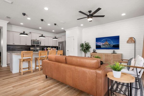 Beautifully designed main living area