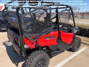 OPTIONAL HONDA 5 SEAT SIDE BY SIDE.   SEE LISTING FOR PRICING.