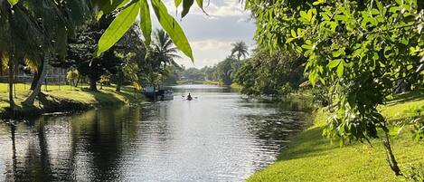 Backyard canal