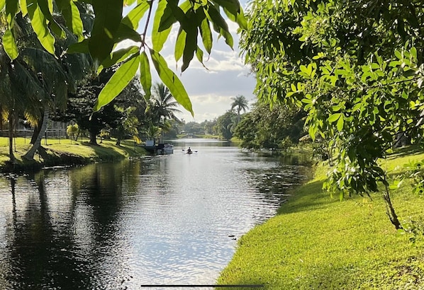Backyard canal