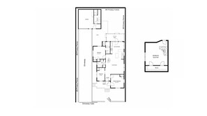 Floor Plan - Spiral stairs to Private Loft 4th Bedroom