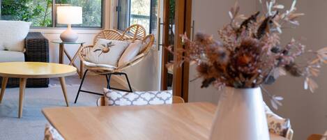 Sunroom from the dining room.