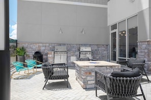 Weber grills and firepit