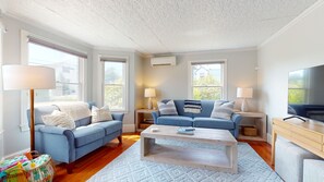 Living room with beautiful natural light