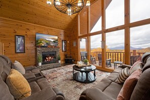 Living room on the main floor