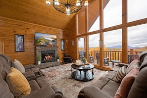 Living room on the main floor