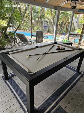 7-foot pool table