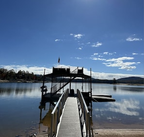 Enjoy the dock all hours of the day and night.
