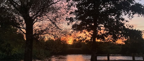 The perfect place to watch a beautiful sunset from.