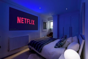 All bedrooms are equipped with Smart TV or a Movie Projector connected to high speed internet. Definitely Netflix-ready!