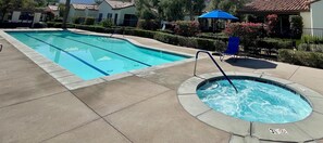 Lap Pool next to our villa.