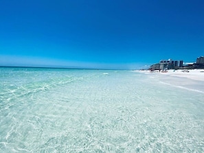 Crystal clear turquoise water!