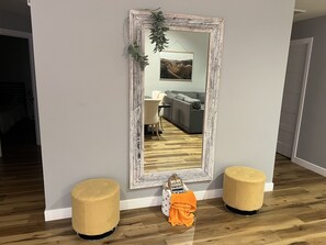 The living room mirror