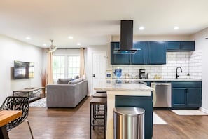 Open Concept Living room area 