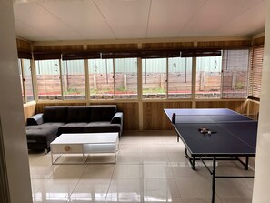 Second Living Space with Ping Pong Table