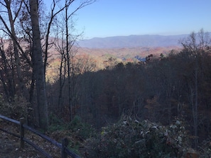 View from “At Last - Above the Clouds” to Clingman’s Dome at Smoky Mt. N. Park.