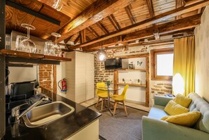 View of the living room space