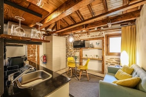 View of the living room space