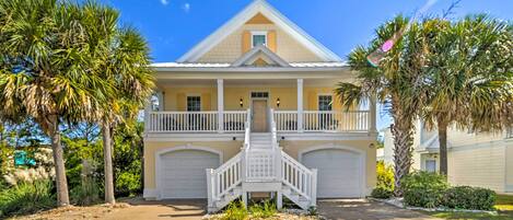 Murells Inlet Vacation Rental | 4BR | 5BA | Steps Required For Access