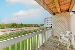 Private Balcony | Pool Views | Seating