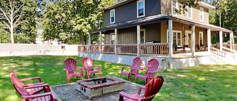 A beach house built for friends and family reunions.