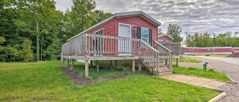 Cassopolis Vacation Rental | 2BR | 1BA | Stairs Required | 600 Sq Ft