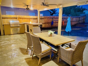 Outdoor dining