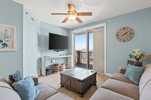 Living Area with Balcony