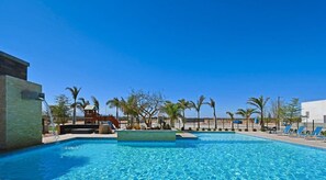 The communal pool at the complex is gorgeous!