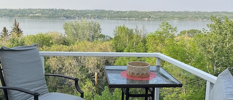 Spectacular view of the lake, east, west and north, wraparound deck. 