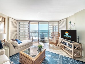 Ocean views from living room