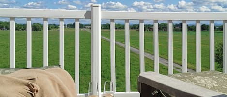 Enjoy stunning views from the south-facing deck