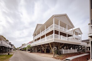 large decks on this beach home