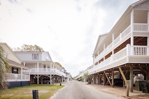 the view as you leave to go to the beach