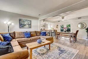 Living Room into Dining Room