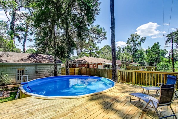 Backyard pool