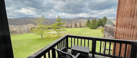 Amazing views of nature, sunsets, fall foliage and the gold course this condo resides along