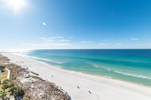 Miles of sugary white sand